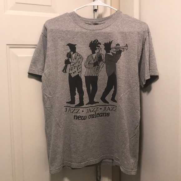 Vintage-Inspired Jazz New Orleans Tee - Picture 1 of 4